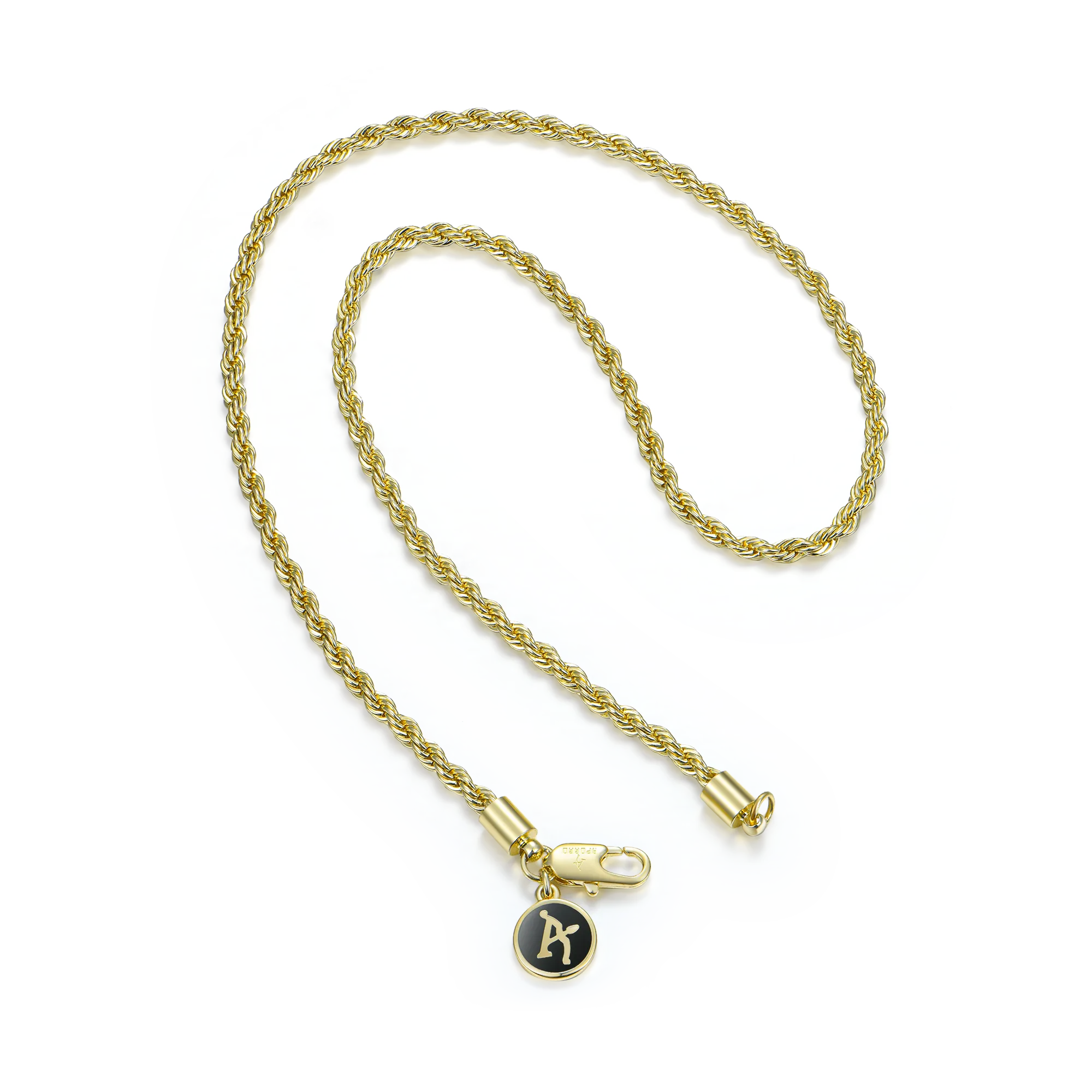 Rope Yellow Gold Chain - 3.5mm