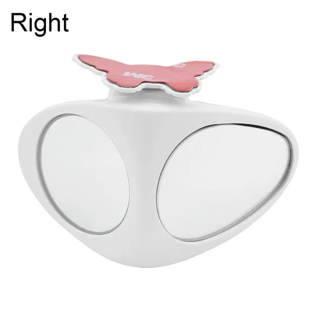 Rotatable 2-Side Blind Spot Convex Mirror