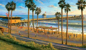 San Clemente Pier at Sunset: Playa Romantica