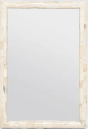 San Clemente Polished Bone Mirror - Two Sizes