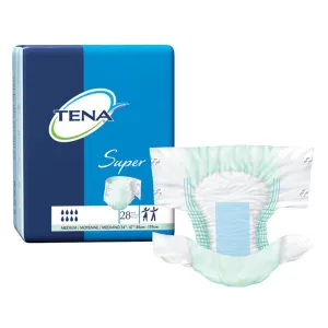 SCA Tena 67401 Super Medium Maximum Absorbency Briefs 28/Pack