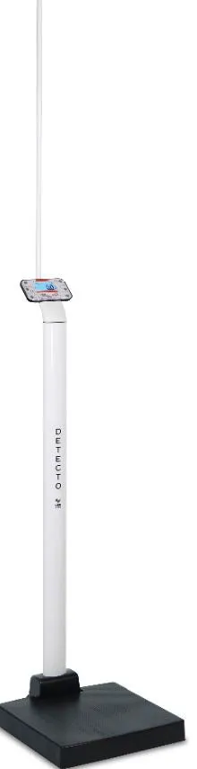 Scale Column Digital 660LB Black w/Height Rod Detecto