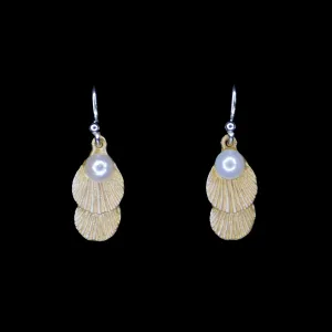Sea Scallop Earrings - Petite Wire