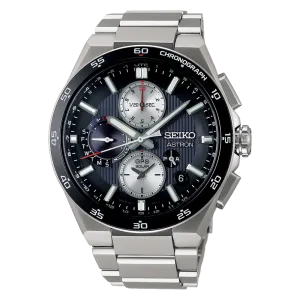 Seiko Astron SBXC151/SSH151 Solar GPS Satellite Radio Dual Time Chronograph Men's Metal Strap 2024.6release Watch