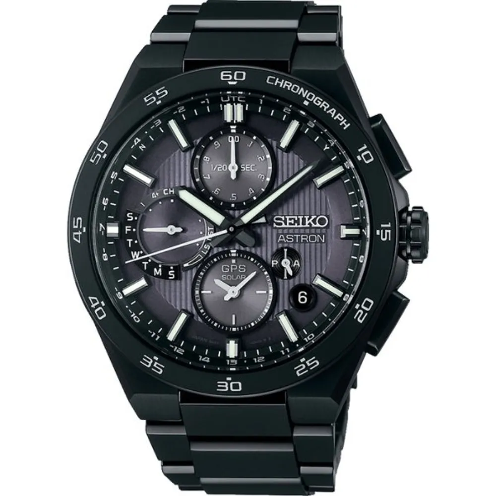 Seiko Astron SBXC155/SSH155 Solar GPS Satellite Radio Dual Time Chronograph Men's Metal Strap 2024.6Release Watch