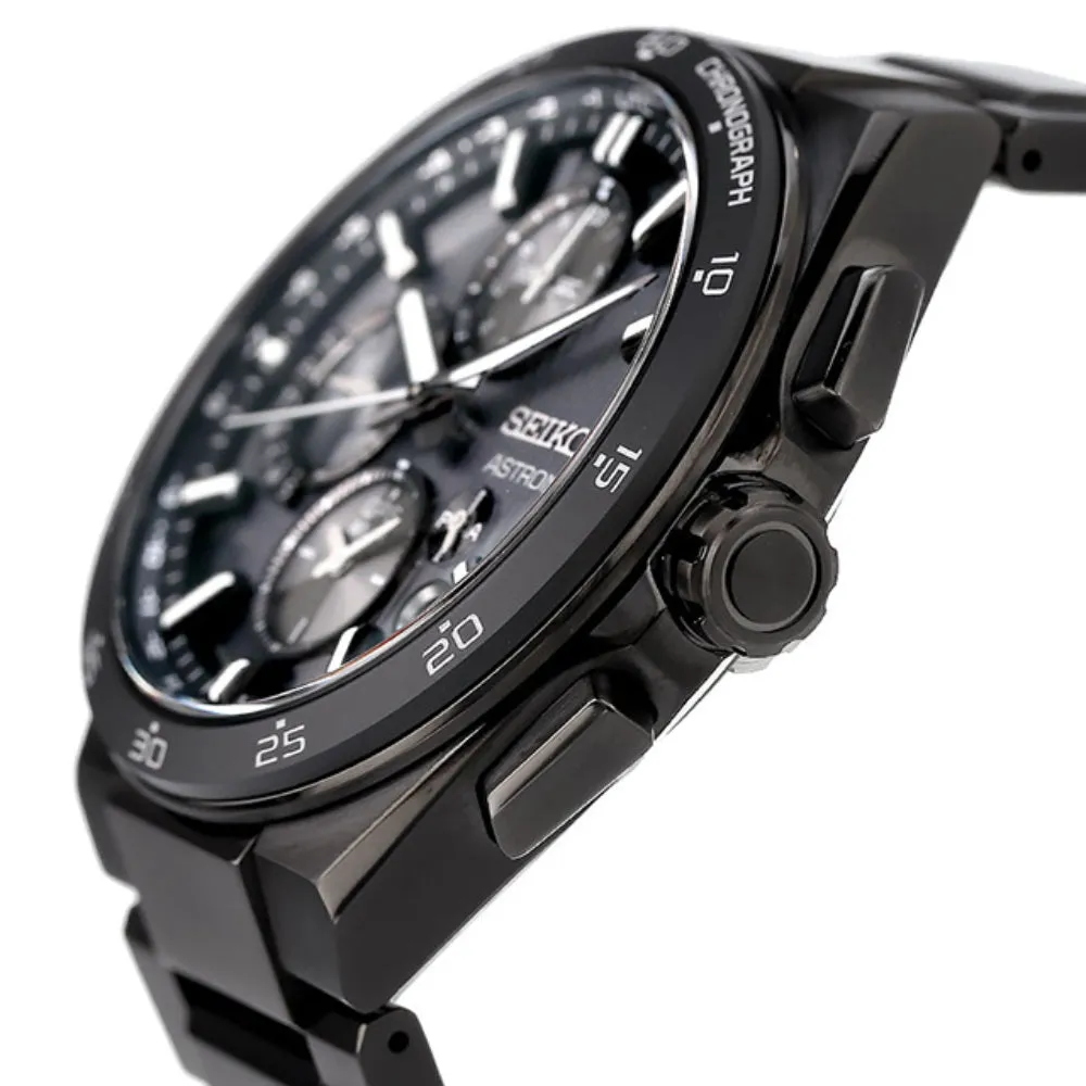 Seiko Astron SBXC155/SSH155 Solar GPS Satellite Radio Dual Time Chronograph Men's Metal Strap 2024.6Release Watch