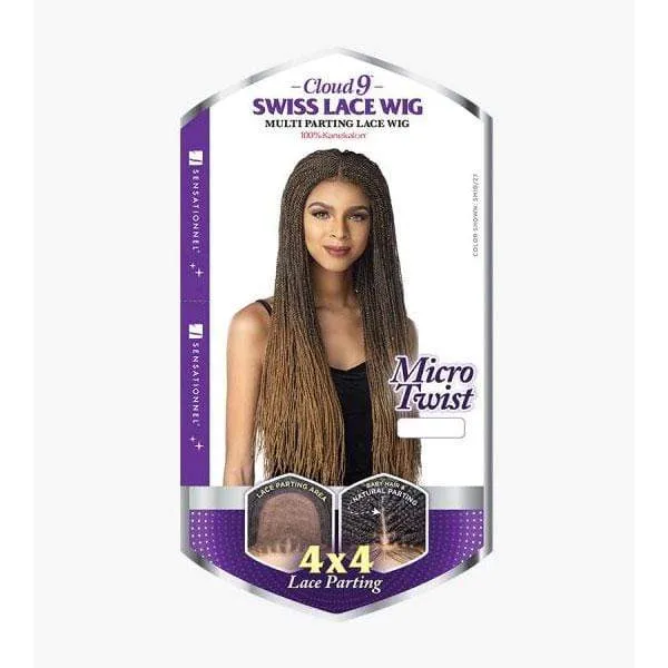 Sensationnel Cloud9 4x4 Part Swiss Braided Lace Wig - MICRO TWIST