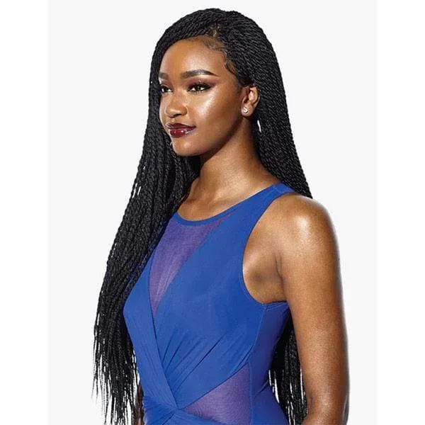 Sensationnel Cloud9 Ruwa 4x4 Swiss Braided Lace Front Wig - SENEGAL TWIST 32"