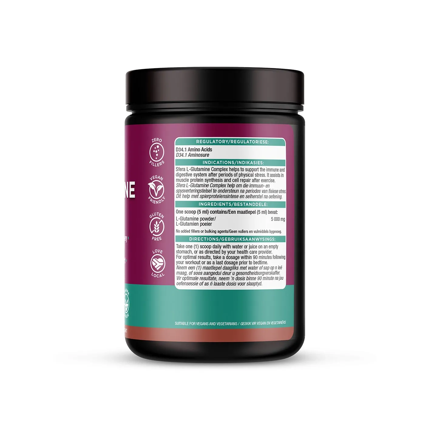 Sfera L-Glutamine Powder - Muscle, Liver & Immune Support (130g)