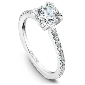 Shared Prong Engagement Ring B001-01WM
