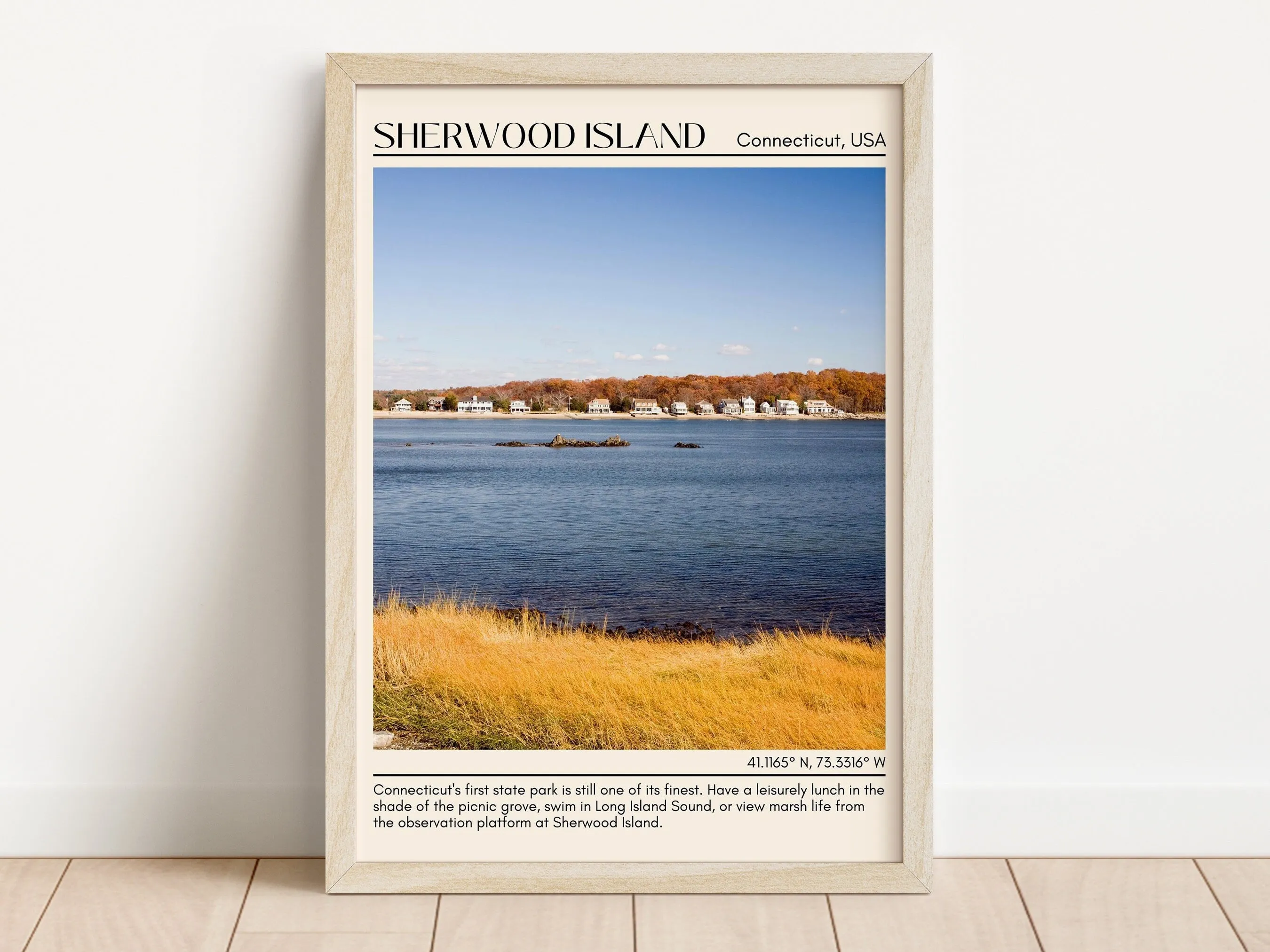 Sherwood Island State Park Wall Art Canvas, USA