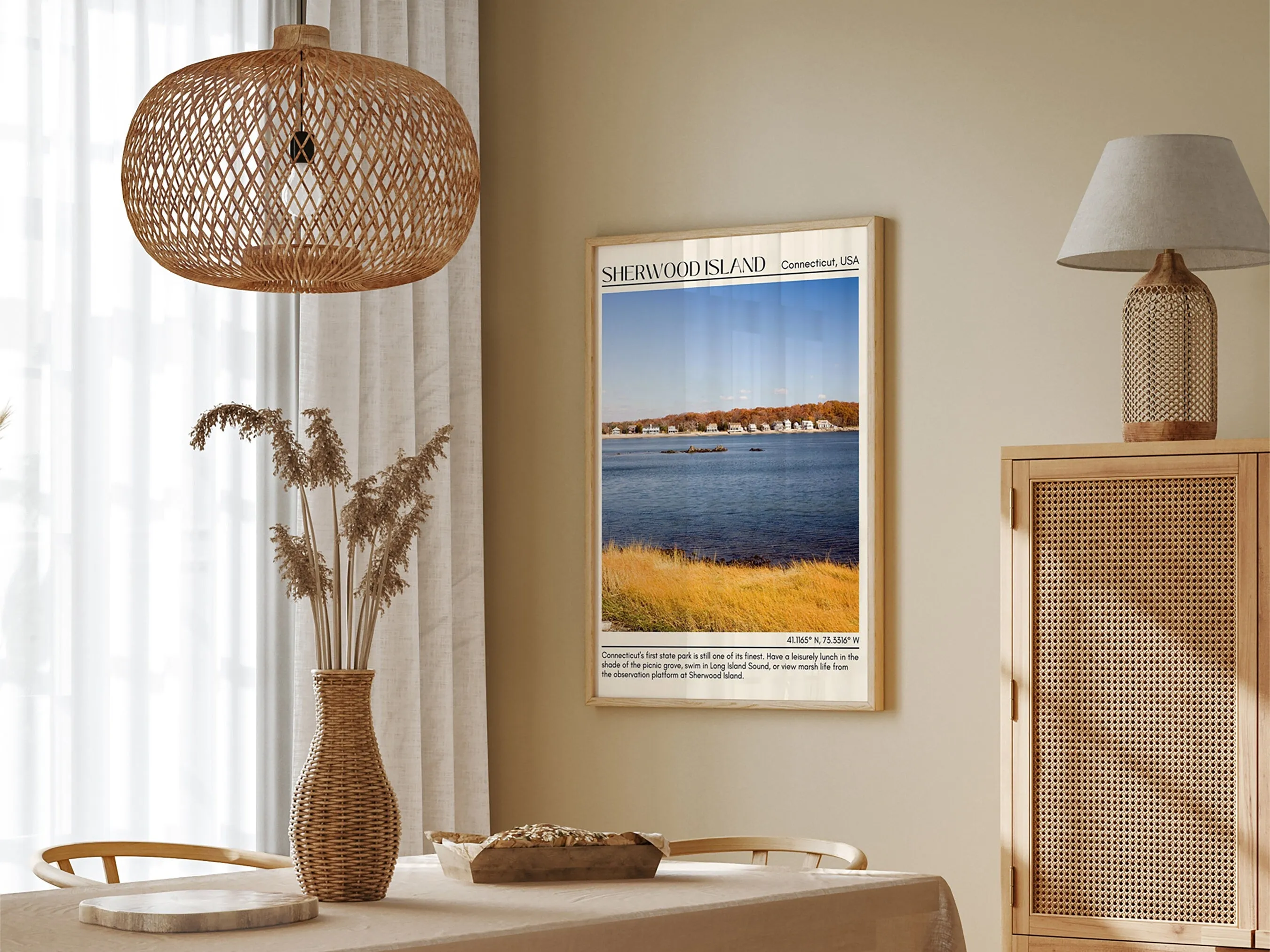 Sherwood Island State Park Wall Art Canvas, USA