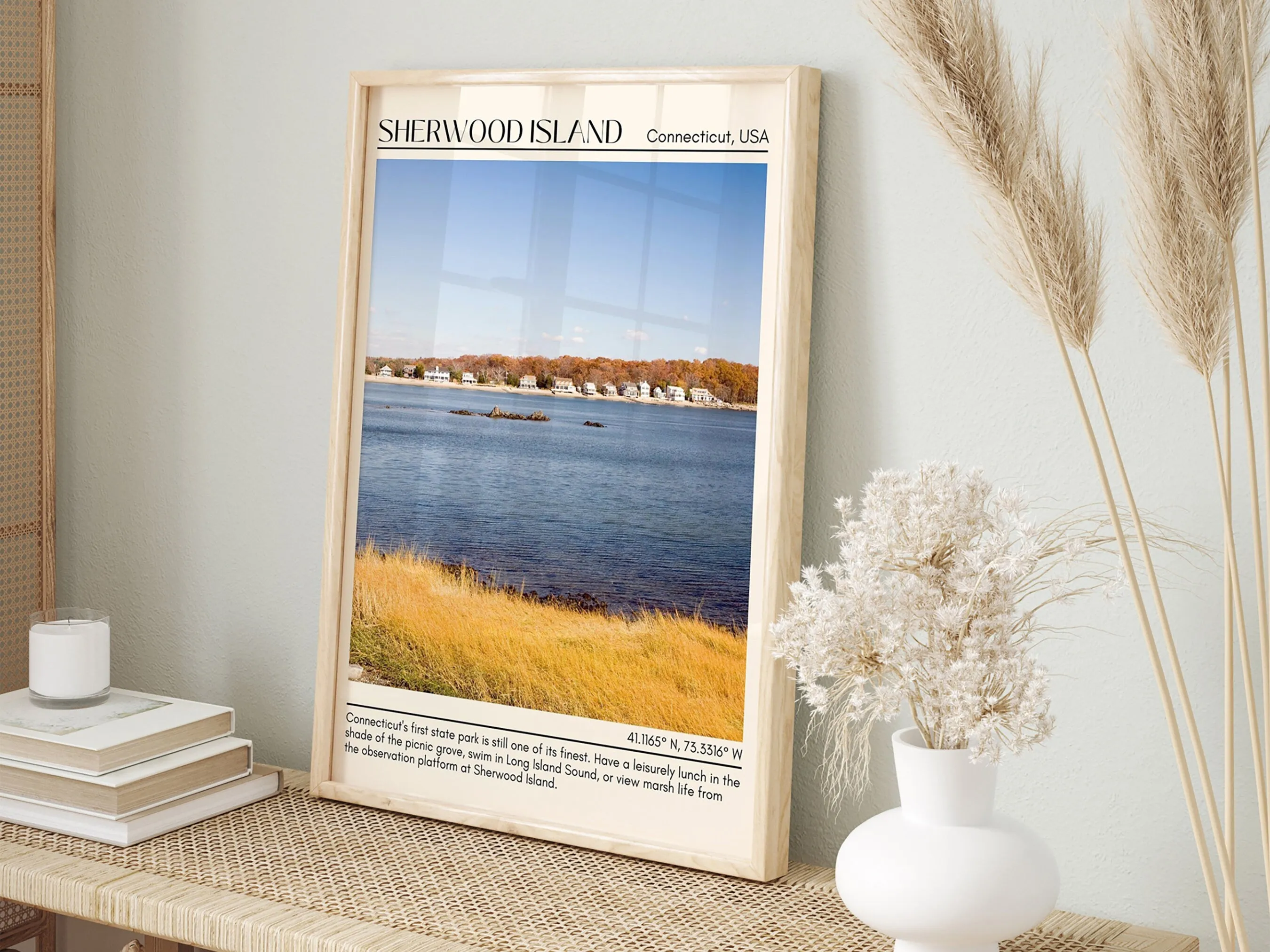 Sherwood Island State Park Wall Art Canvas, USA