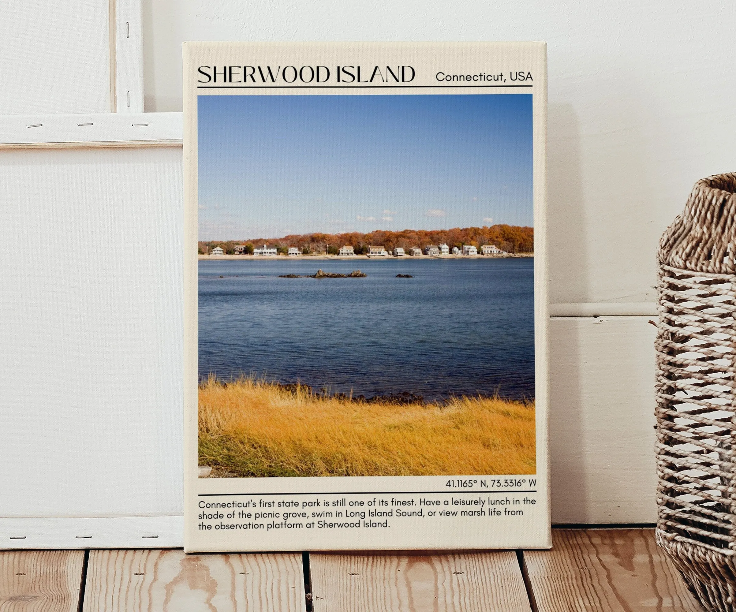 Sherwood Island State Park Wall Art Canvas, USA