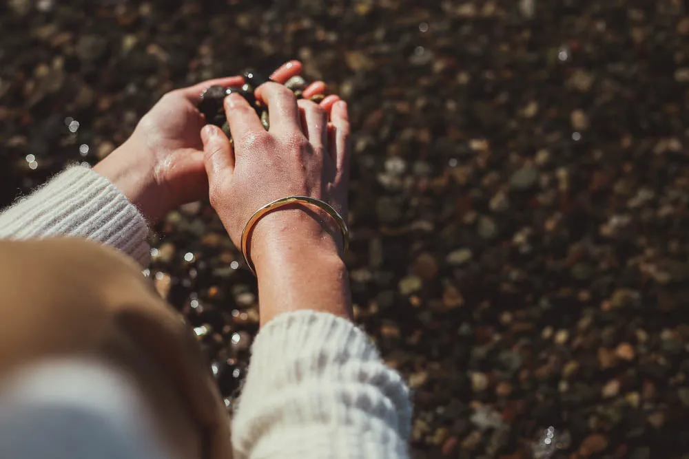 Shoreline Cuff Bracelet | Sterling Silver