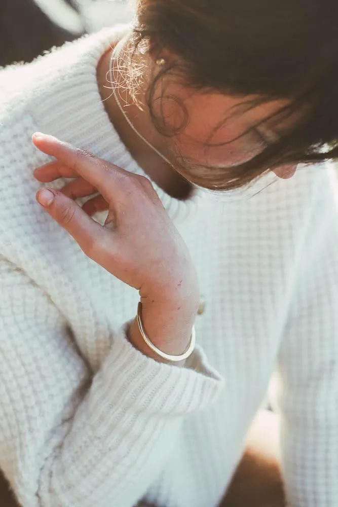 Shoreline Cuff Bracelet | Sterling Silver