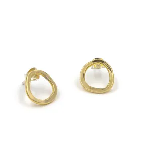 Shoreline Hoop Earrings | Small | Silver