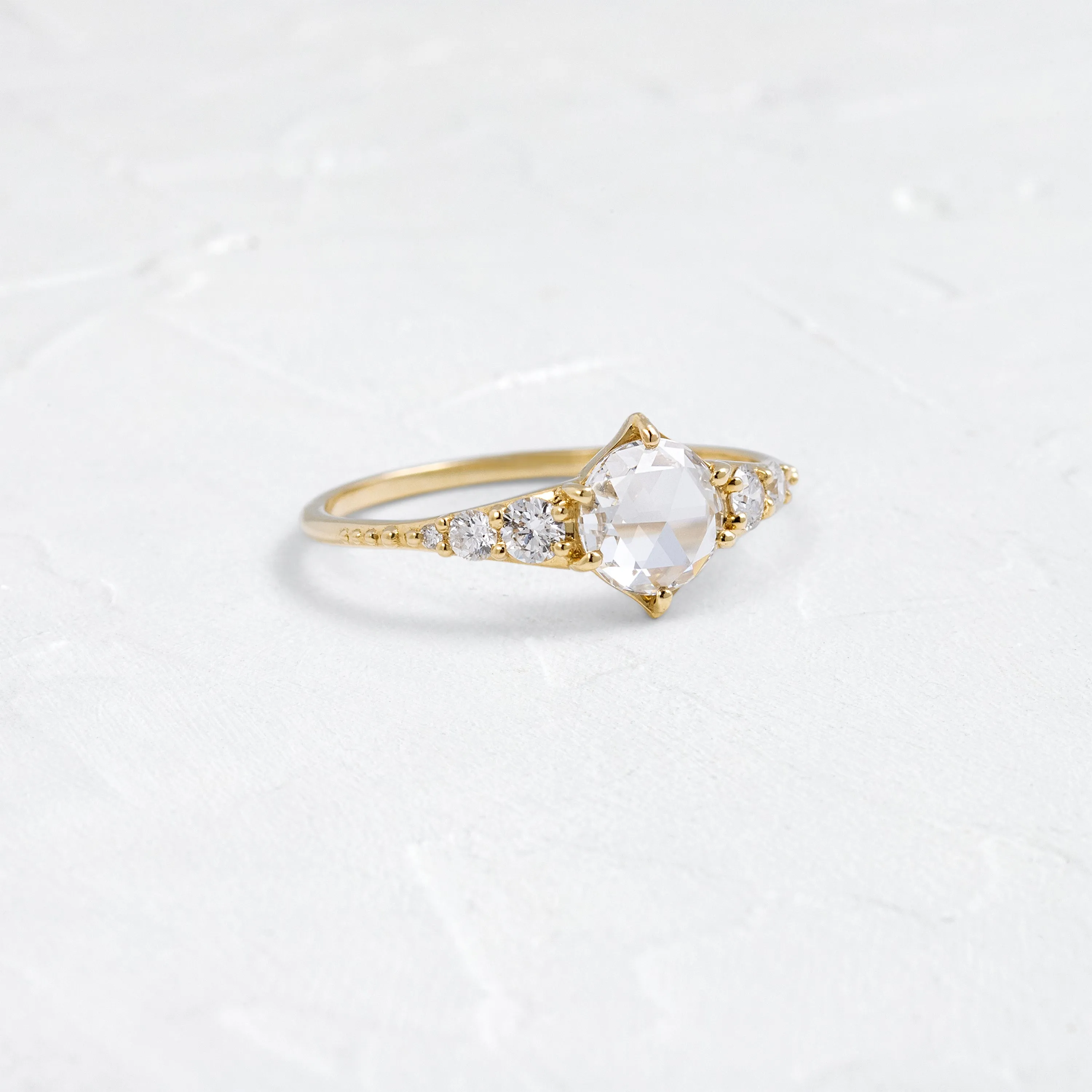 Shoreline Ring, 0.52ct. Lab-Grown Rose Cut