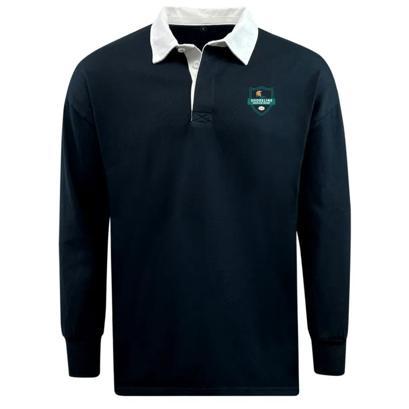 Shoreline Spartans Classic Long Sleeve Solid Rugby Jersey