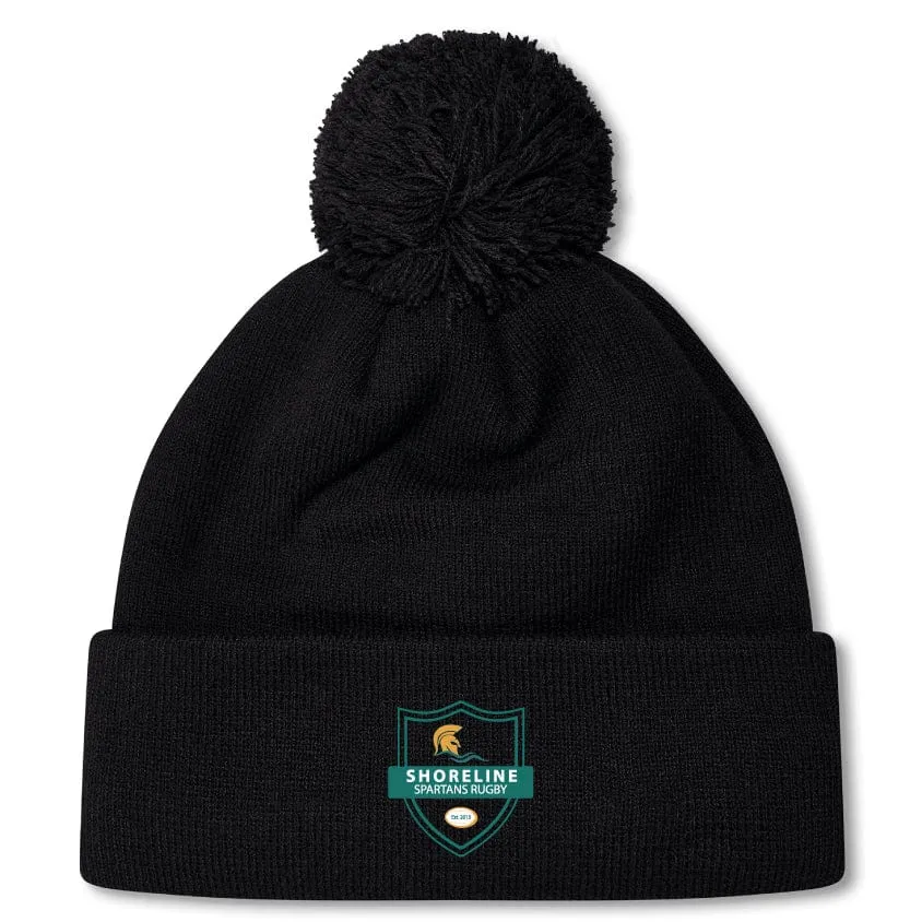 Shoreline Spartans Pom Pom Beanie by Canterbury