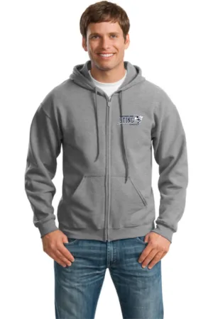 Shoreline Sting Adult Unisex Full Zip Hooded Sweatshirt