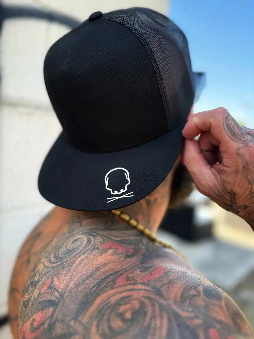 SHUT UP SIDE STYLE BLACK HAT