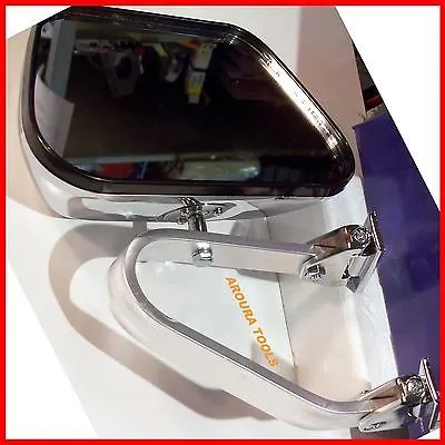SIDE MIRROR FOR PICK UP TRUCKS, VANS OR UTE'S-CHROME COLOUR -BRAND  NEW.