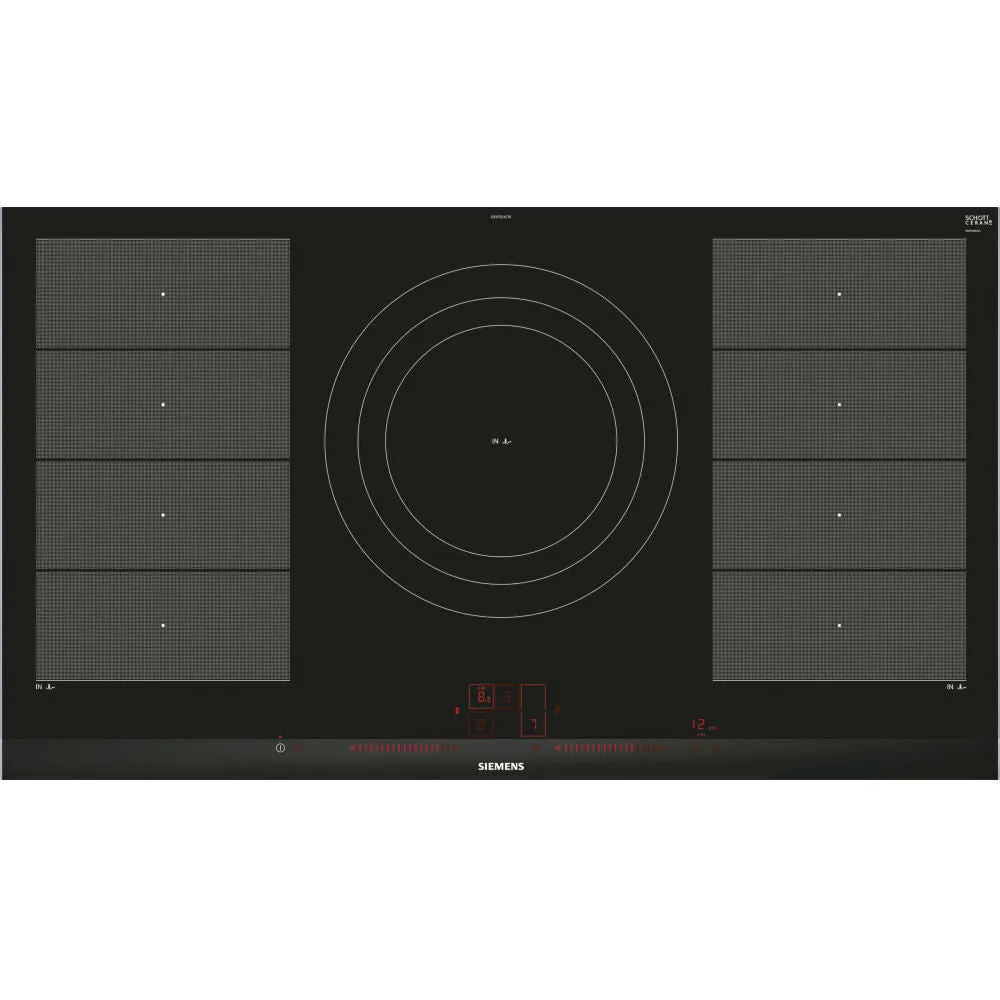 Siemens iQ700 90cm flex induction ceramic hob EX975LVC1E
