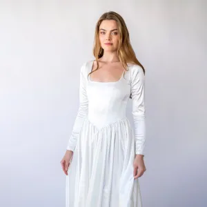 Silky Basque Dress #1452
