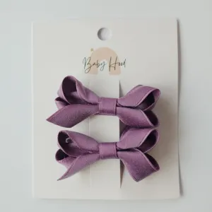 Silky Bow Duo - Grape