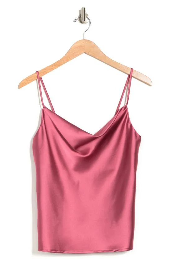 Silky Satin Solid Camisole - Mauve