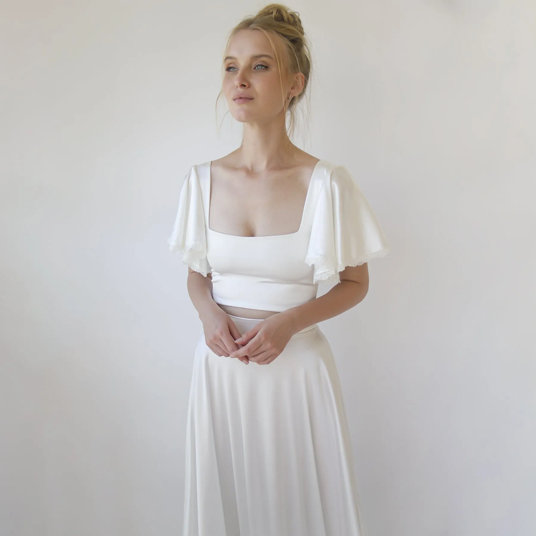 Silky Skirt and Top #1354