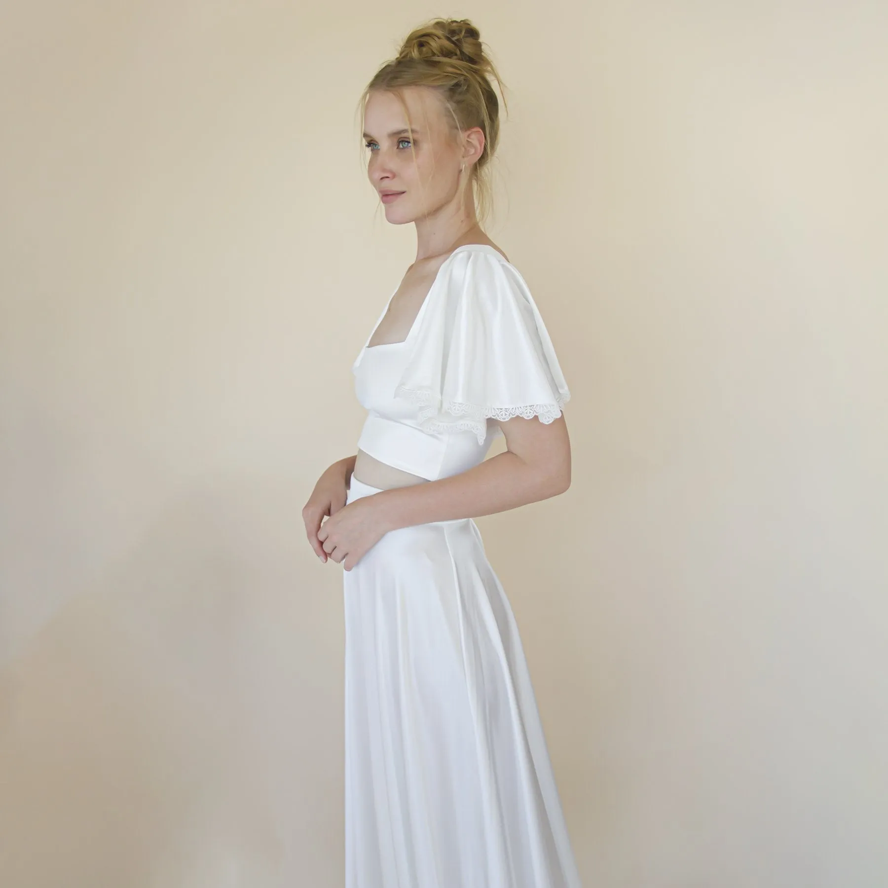 Silky Skirt and Top #1354
