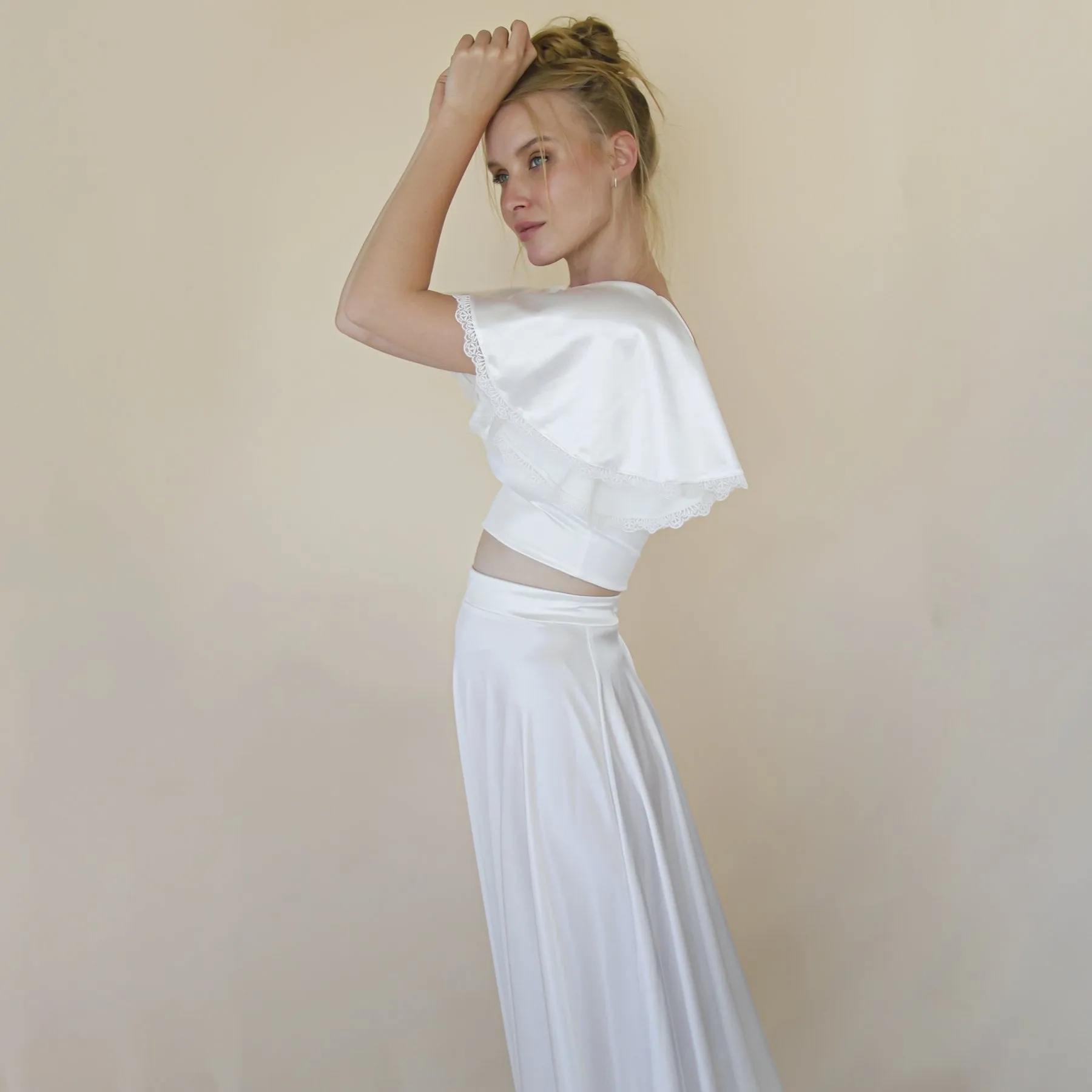Silky Skirt and Top #1354