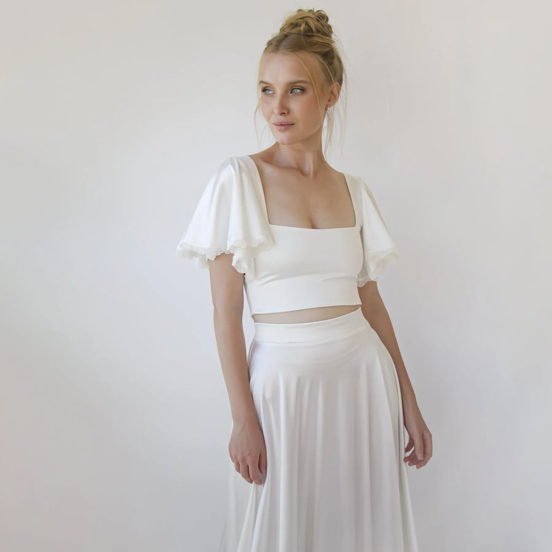 Silky Skirt and Top #1354