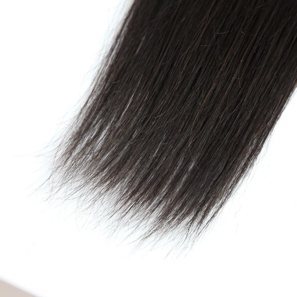 Silky Straight Human Hair Bundles Natural Color