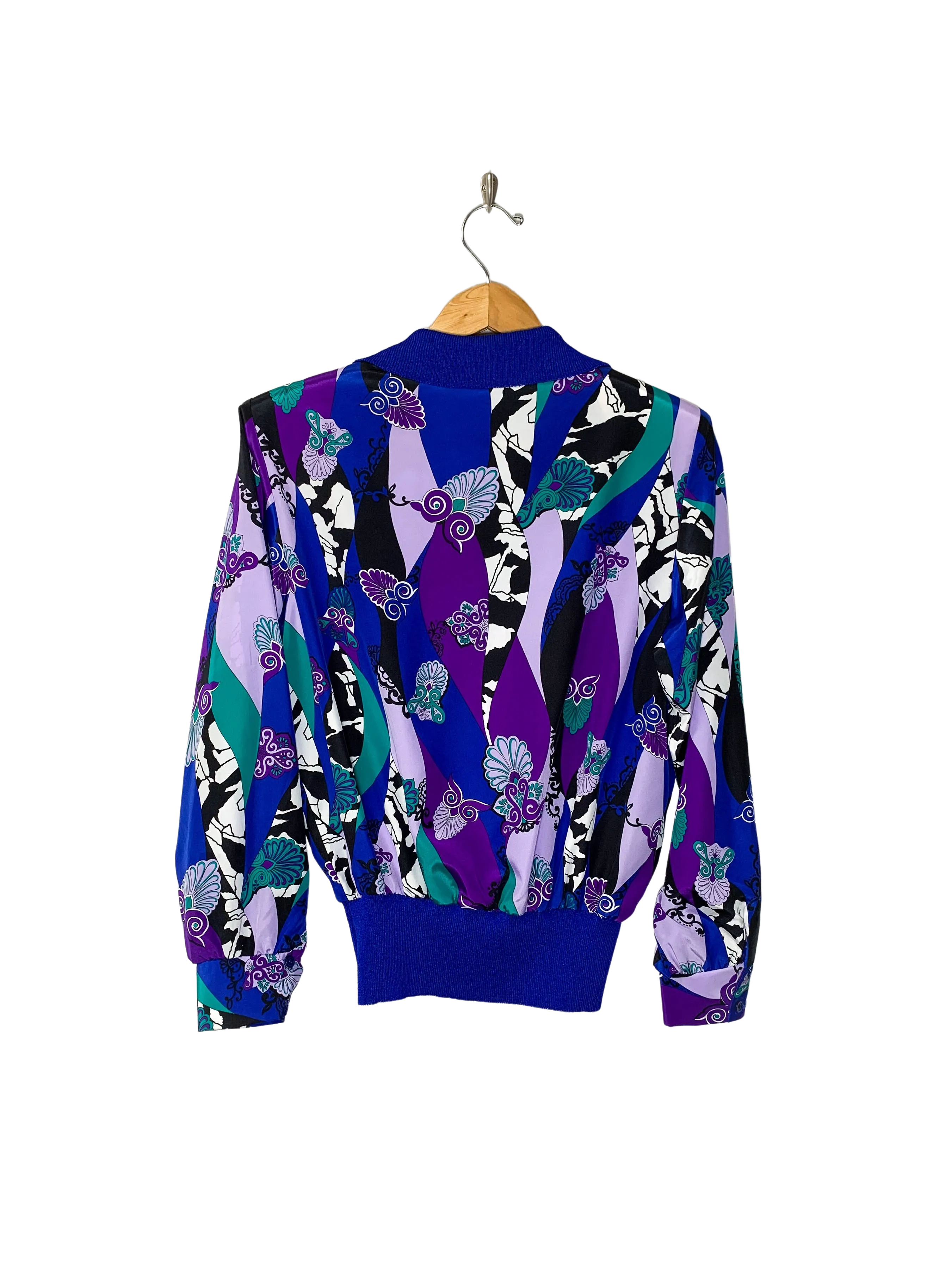 Silky Sweater Style Blouse (S)