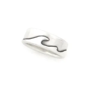 Silver Shoreline Ring