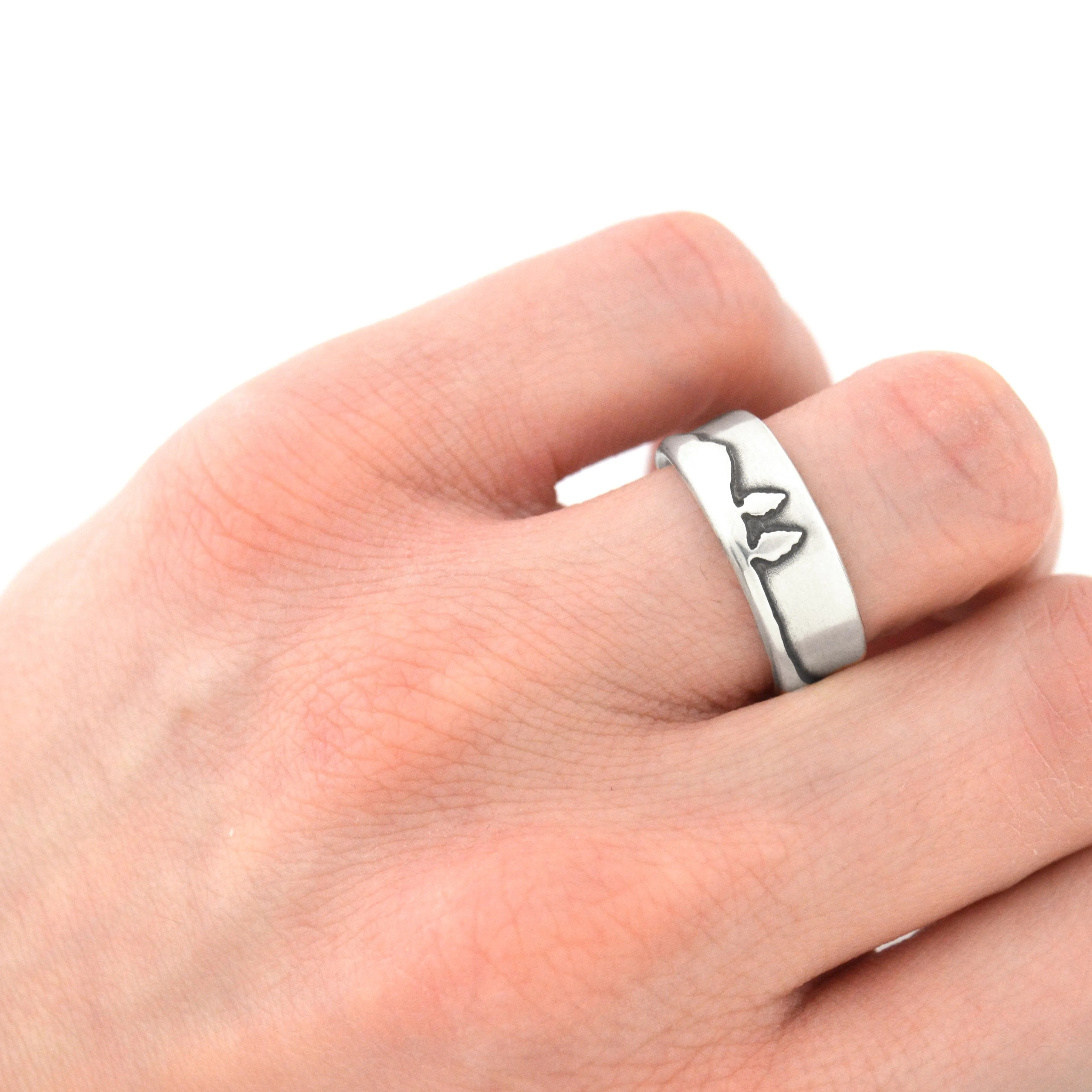 Silver Shoreline Ring