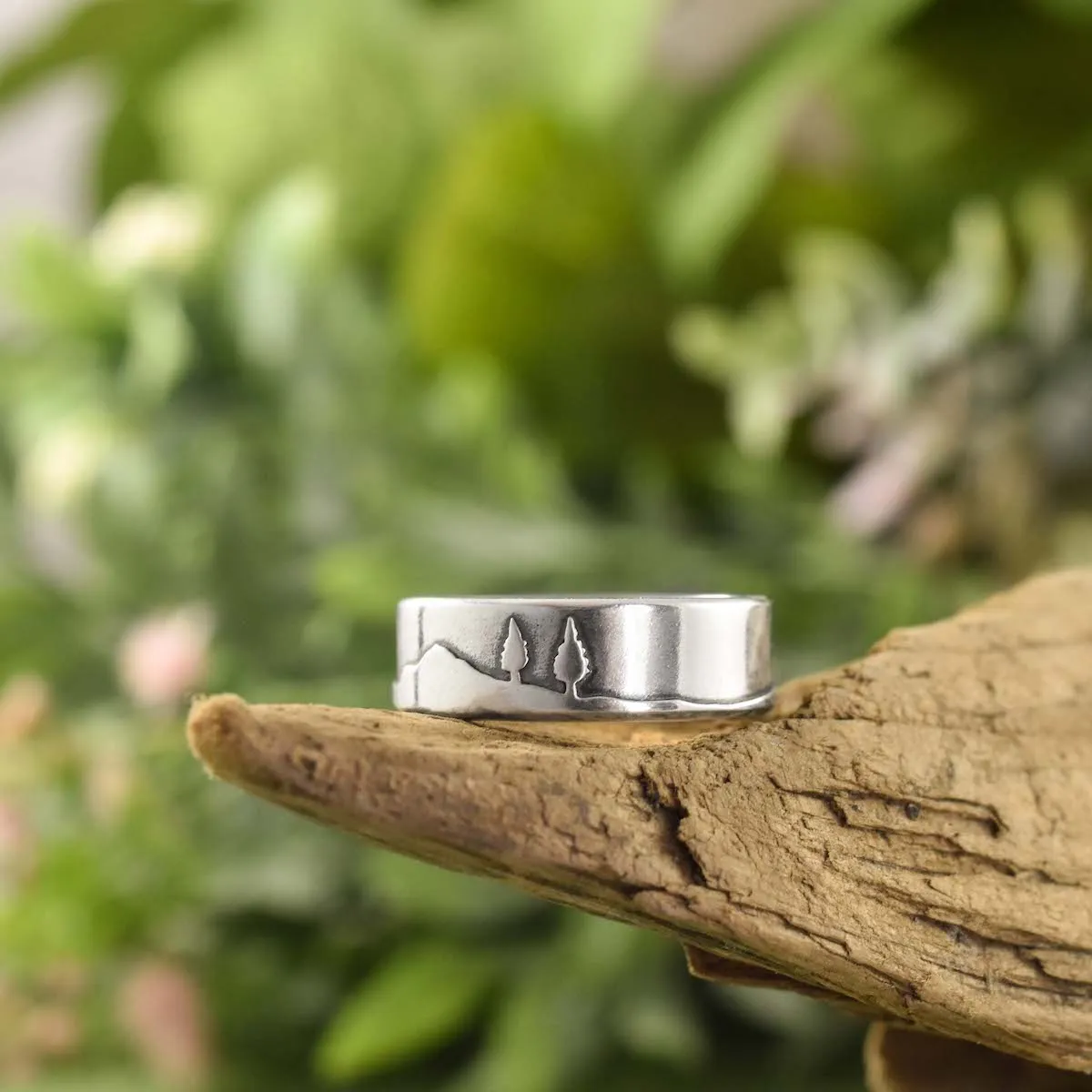 Silver Shoreline Ring