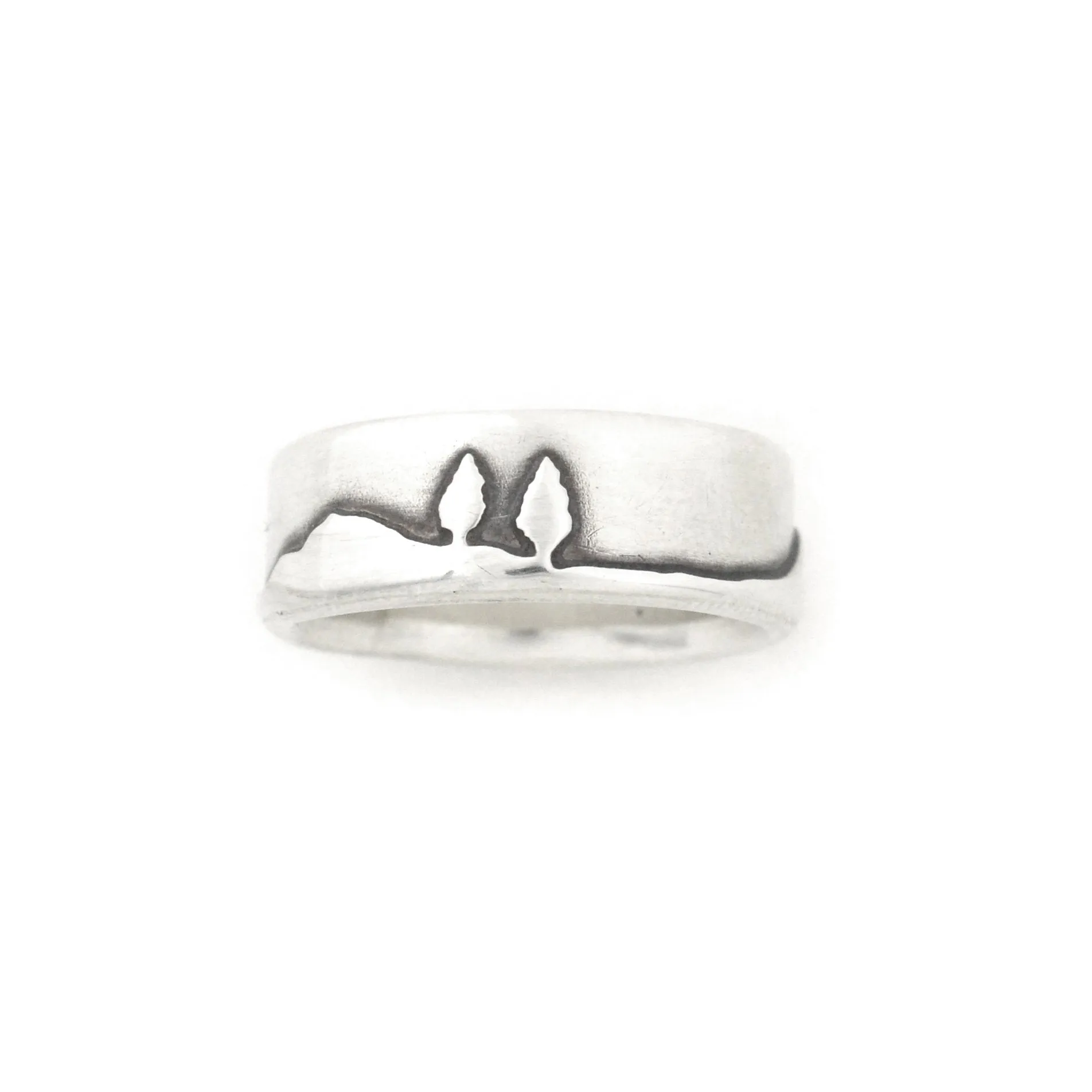 Silver Shoreline Ring