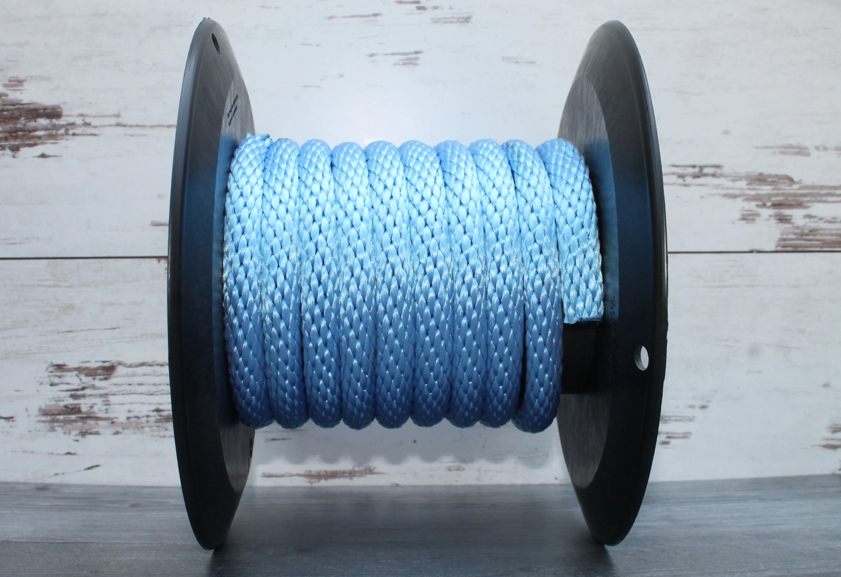 Sky Blue Solid Braided Multifilament Polypropylene Rope