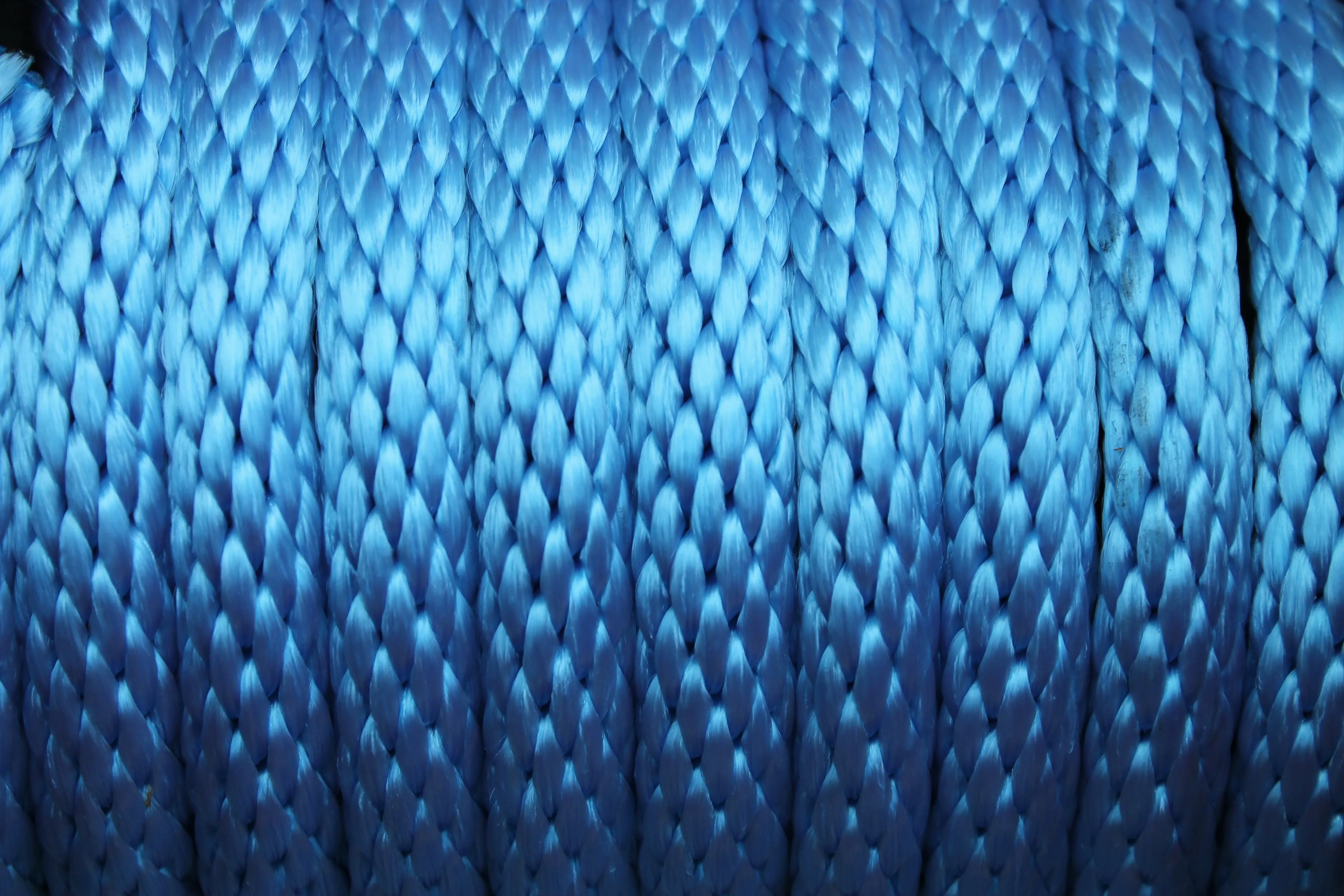 Sky Blue Solid Braided Multifilament Polypropylene Rope