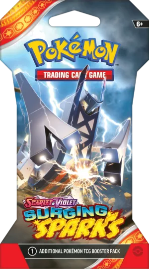 SLEEVED POKEMON SV8 SURGING SPARKS PACK