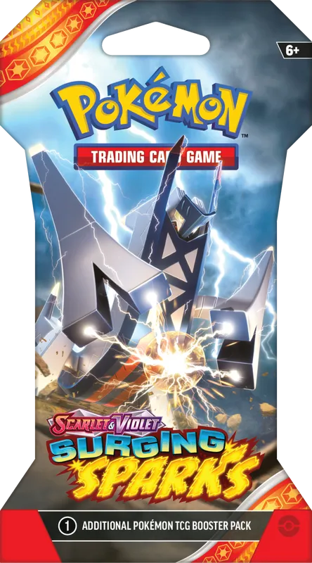 SLEEVED POKEMON SV8 SURGING SPARKS PACK