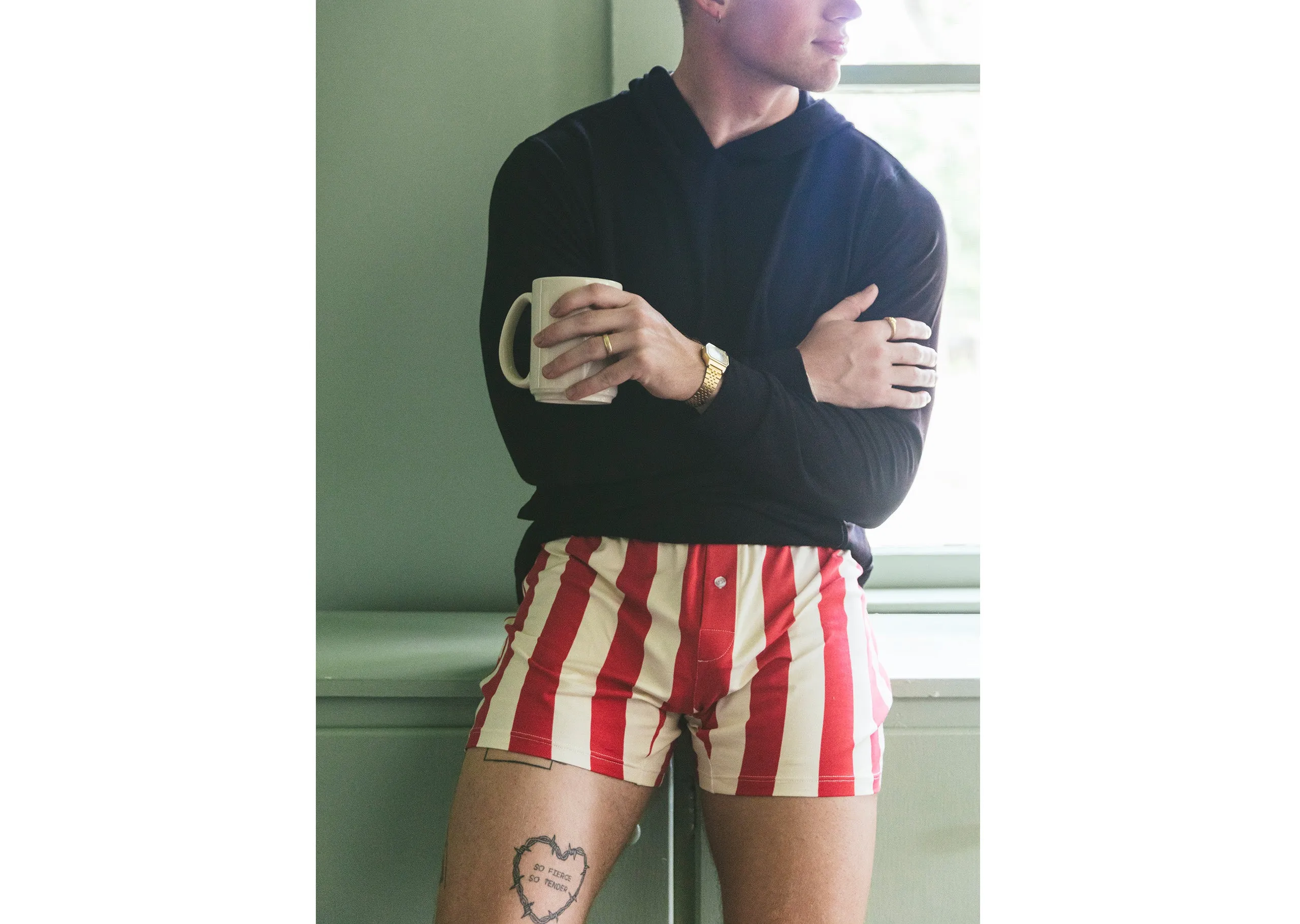 Slim Fit Boxers ~ Cabana Stripe 3 Pack