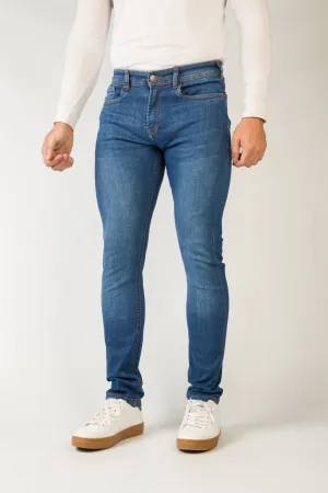 Smart Fit Blue Washed Jeans