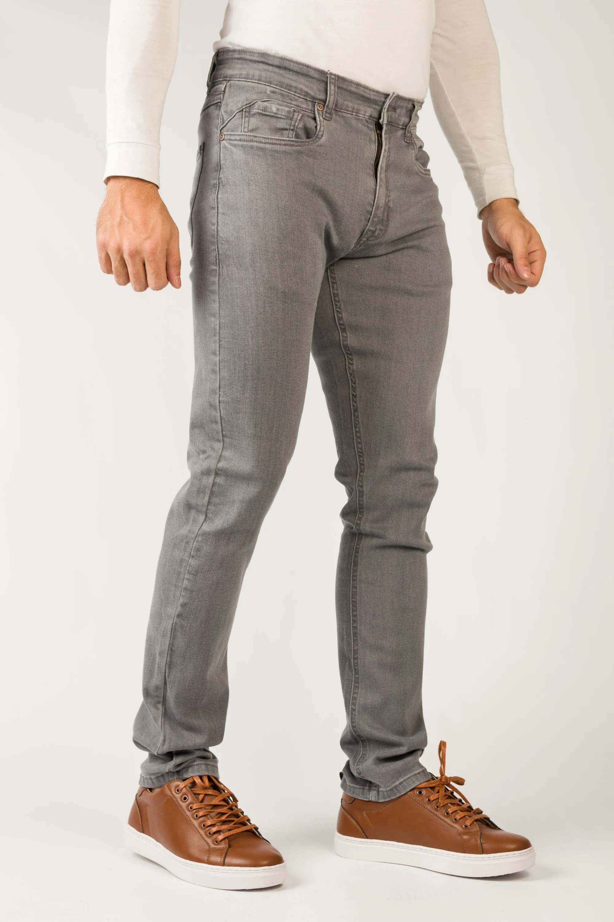 Smart Fit Stone Gray Jeans