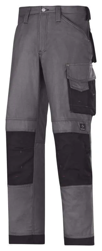 Snickers 3 Series Work Trousers with Kneepad Pockets Canvas plus Loose Fit - 3314