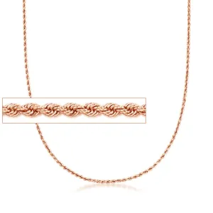 Solid Rope Chain (14K)